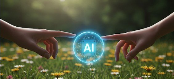 AI analyzing business documents